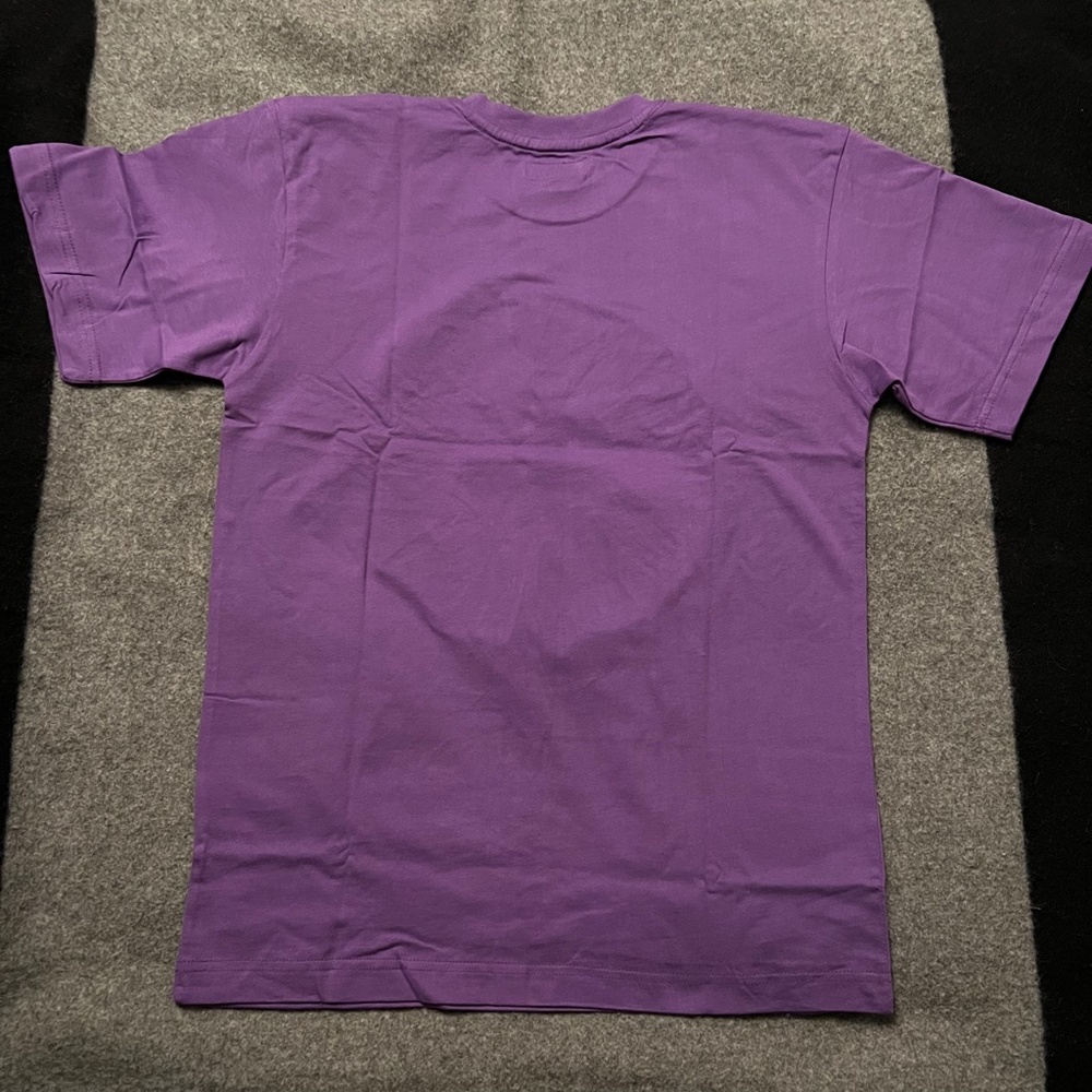 CHINATOWN MARKET "Smack" Purple Puff Print S/S Shirt MEDIUM NWT CTM - Picture 6 of 7